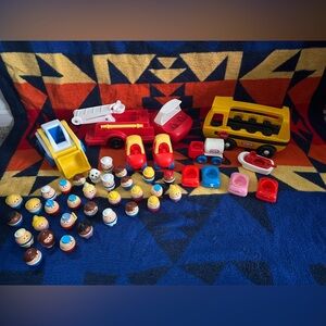 Vintage Little Tikes Little People lot